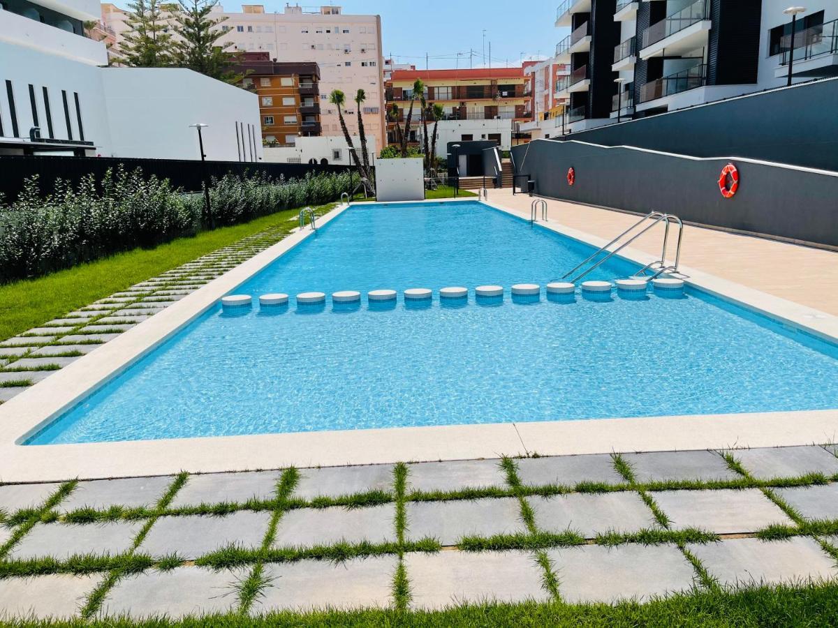 Apartamento nuevo junto al mar con plaza de garaje!! Playa de Gandía Exterior foto